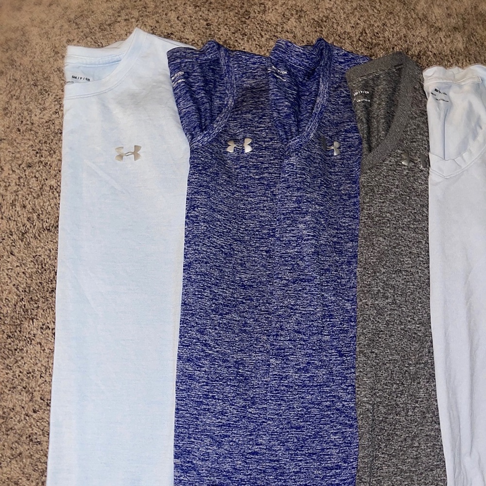 Under Armor shirts.